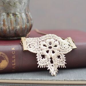 Crocheted Lace Boho Necklace